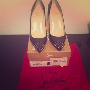 Christian Louboutin Cabo 85 - size 11.5 worn once!